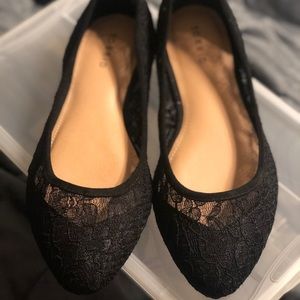 Torrid Black Lace Shoes